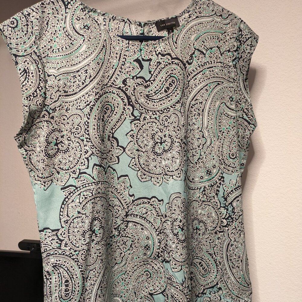 Limited medium paisley top